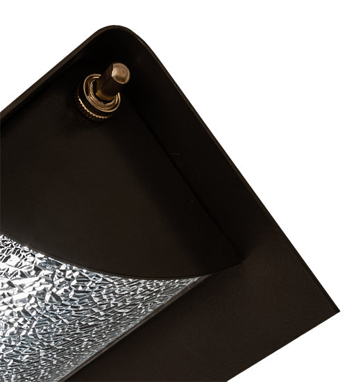 Meyda Lighting Exeter 24" 2-Light Bronze Banker's Table Lamp With Hailstone Rain Idalight Shade