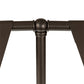 Meyda Lighting Exeter 24" 2-Light Bronze Banker's Table Lamp With Hailstone Rain Idalight Shade