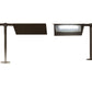 Meyda Lighting Exeter 24" 2-Light Bronze Banker's Table Lamp With Hailstone Rain Idalight Shade