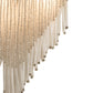 Meyda Lighting Fabric & Fringe 6" Floral Ivory Night Light