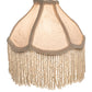 Meyda Lighting Fabric & Fringe 6" Recurve Ivory Fabric Shade
