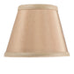 Meyda Lighting Faille 5" Beige Taupe Parchment Shade