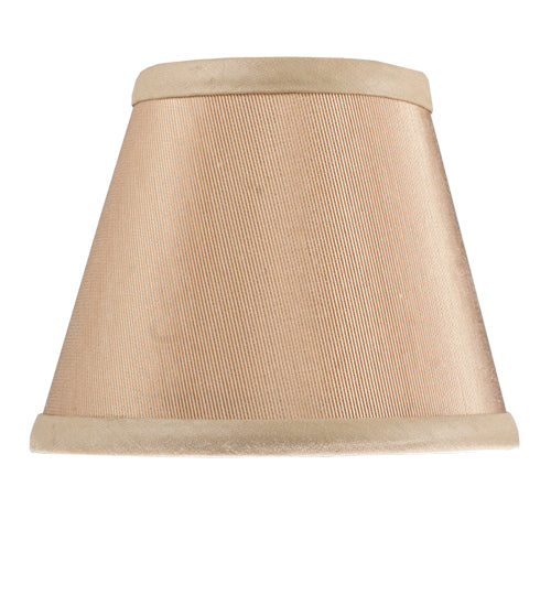 Meyda Lighting Faille 5" Beige Taupe Parchment Shade