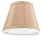 Meyda Lighting Faille 5" Beige Taupe Parchment Shade