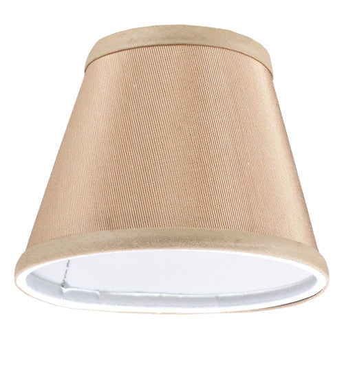 Meyda Lighting Faille 5" Beige Taupe Parchment Shade