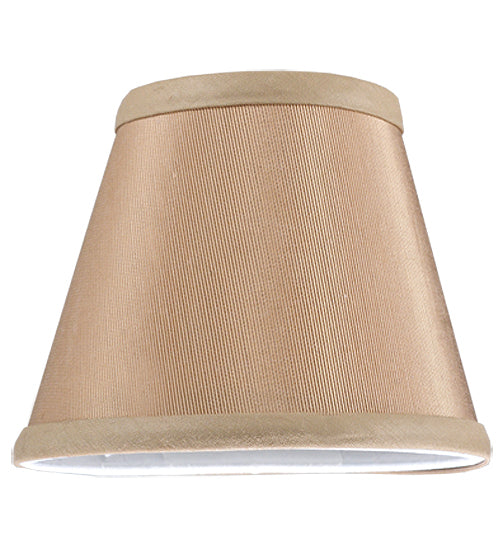 Meyda Lighting Faille 5" Beige Taupe Parchment Shade