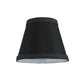 Meyda Lighting Faille 5" Black Shade