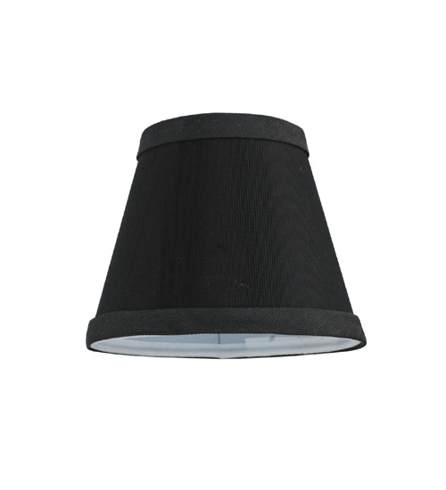 Meyda Lighting Faille 5" Black Shade