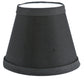 Meyda Lighting Faille 5" Black Shade