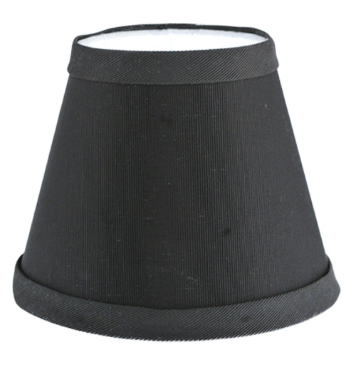 Meyda Lighting Faille 5" Black Shade