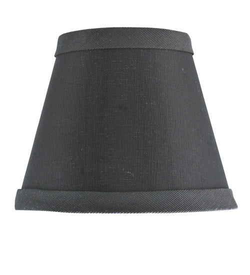 Meyda Lighting Faille 5" Black Shade