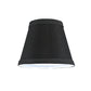 Meyda Lighting Faille 5" Black Shade