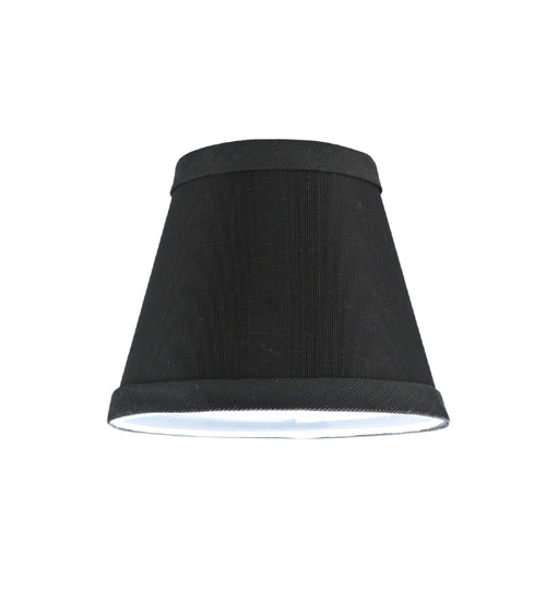 Meyda Lighting Faille 5" Black Shade
