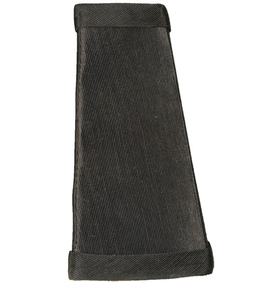 Meyda Lighting Faille 5"W x 5"H Half Black Fabric Shade