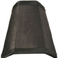 Meyda Lighting Faille 5"W x 5"H Half Black Fabric Shade