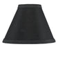 Meyda Lighting Faille 7" Black Parchment Shade