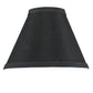 Meyda Lighting Faille 7" Black Parchment Shade