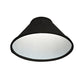Meyda Lighting Faille 9"W x 5"H Black Fabric Shade