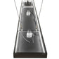 Meyda Lighting Faisceau 108" LED Ash Gray Island Pendant Light