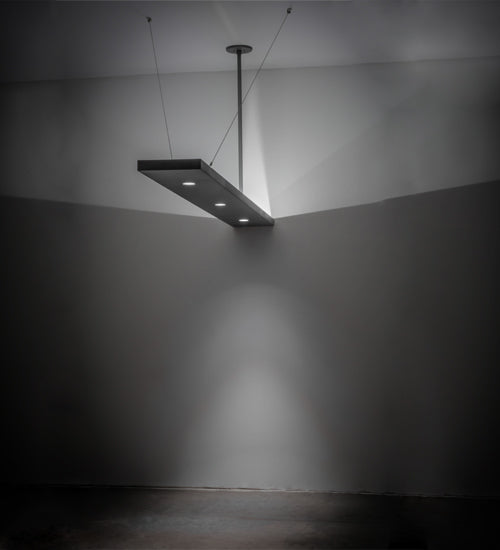 Meyda Lighting Faisceau 108" LED Ash Gray Island Pendant Light