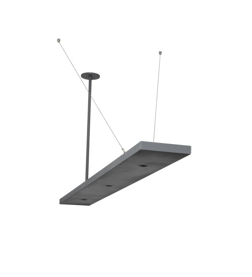 Meyda Lighting Faisceau 108" LED Ash Gray Island Pendant Light
