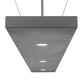 Meyda Lighting Faisceau 108" LED Ash Gray Island Pendant Light