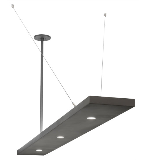 Meyda Lighting Faisceau 108" LED Ash Gray Island Pendant Light