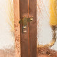 Meyda Lighting Falmouth 12" 3-Light Raw Copper Wall Sconce With Clear Seeded Shade Glass