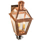 Meyda Lighting Falmouth 12" 3-Light Raw Copper Wall Sconce With Clear Seeded Shade Glass