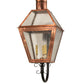 Meyda Lighting Falmouth 18" 3-Light Raw Copper Wall Sconce With Clear Seeded Shade Glass