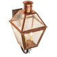 Meyda Lighting Falmouth 18" 3-Light Raw Copper Wall Sconce With Clear Seeded Shade Glass