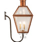 Meyda Lighting Falmouth 18" 3-Light Raw Copper Wall Sconce With Clear Seeded Shade Glass