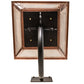 Meyda Lighting Falmouth 18" 3-Light Raw Copper Wall Sconce With Clear Seeded Shade Glass