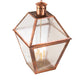 Meyda Lighting Falmouth 34" 4-Light Raw Copper & Raw Brass Pendant Light With Clear Seeded Shade Glass