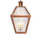 Meyda Lighting Falmouth 34" 4-Light Raw Copper & Raw Brass Pendant Light With Clear Seeded Shade Glass
