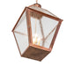 Meyda Lighting Falmouth 34" 4-Light Raw Copper & Raw Brass Pendant Light With Clear Seeded Shade Glass