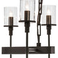 Meyda Lighting Fantasy 42" 10-Light Oil Rubbed Bronze Island Chandelier With Clear Shade Glass