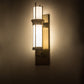 Meyda Lighting Farmington 10" Gold Wall Sconce With White Statuario Idalight Shade Glass
