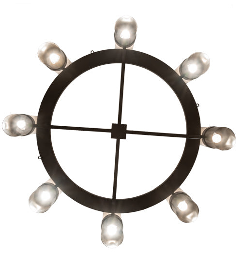 Meyda Lighting Farmington 62" 16-Light Timeless Bronze Chandelier With White Statuario Idalight Shade