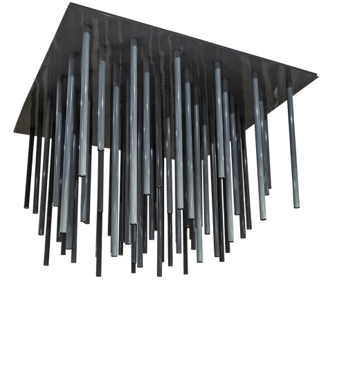 Meyda Lighting Fasci di luce 180" 61-Light Alpha Gray Cascading Pendant Light