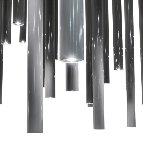 Meyda Lighting Fasci di luce 180" 61-Light Alpha Gray Cascading Pendant Light