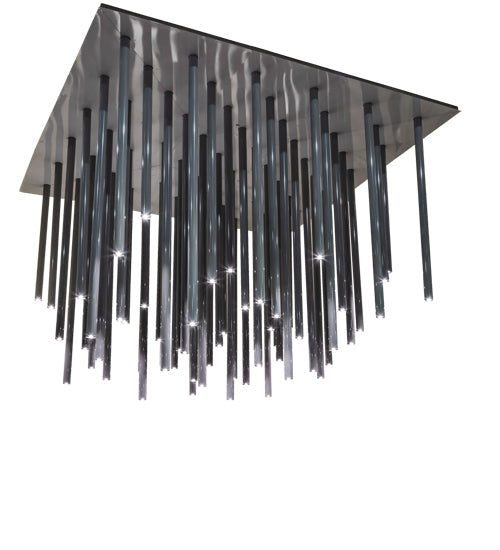 Meyda Lighting Fasci di luce 180" 61-Light Alpha Gray Cascading Pendant Light
