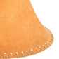 Meyda Lighting Faux Leather 18" Dark Tan Faux Hexagon Shade