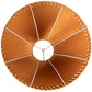 Meyda Lighting Faux Leather 18" Dark Tan Faux Hexagon Shade
