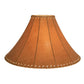 Meyda Lighting Faux Leather 20" Dark Tan Faux Hexagon Shade