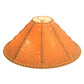 Meyda Lighting Faux Leather 26355 18" Dark Tan Faux Hexagon Shade