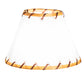 Meyda Lighting Faux Rawhide 6" White & Brown Shade