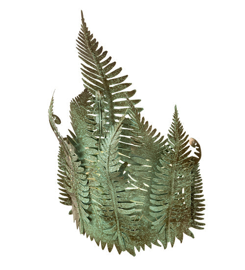 Meyda Lighting Fern 16" Tarnished Copper Wall Sconce