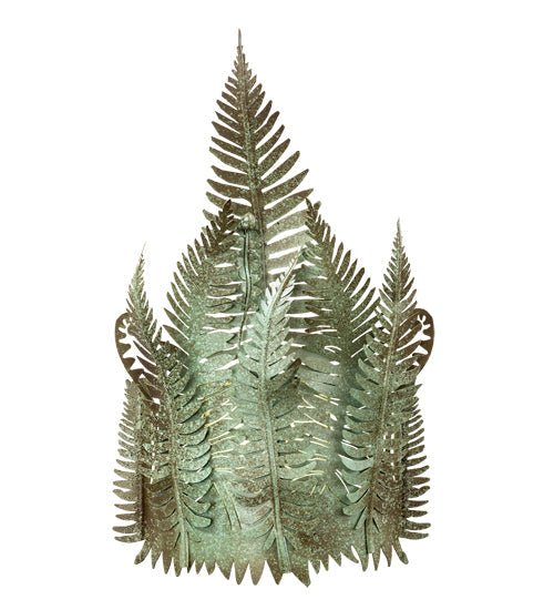 Meyda Lighting Fern 16" Tarnished Copper Wall Sconce