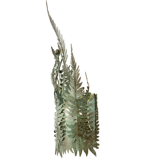 Meyda Lighting Fern 16" Tarnished Copper Wall Sconce